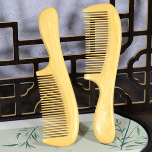 Boxwood <b>Comb</b> Large <b>Wide</b> Tooth Wooden Hair <b>Comb</b> For Women Men Adults Children Home Use - Product Image 1