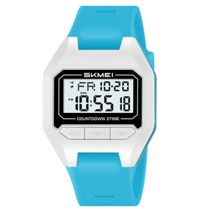 Montre numérique unisexe Skmei 2617 en gros, bracelet en silicone à bas prix, étanche 5 ATM, chronographe, alarme, montre sport - Product Image 3