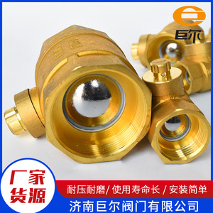 Válvula de Bola de Latón Antirrobo con Bloqueo Magnético Manual para Tuberías de Agua Subterráneas, Estructura de Flor de Ciruelo - Product Image 5