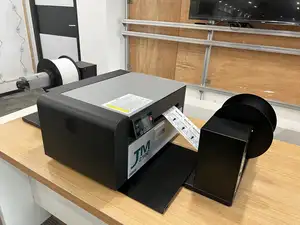 Small Digital Color Label Printer With Automatic Cutter DIY Bottle Labels Printing Machine Roll To Roll High Productivity