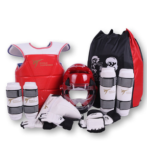 Set di Protezioni Sportive per Taekwondo e Boxe, Unisex, Cinque Pezzi con Maschera Facciale, Motivo Maya, per Adulti e Bambini - Product Image 5
