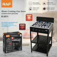 Cuisinière à gaz Source Factory, 4 brûleurs, modèle de table GPL, appareils de cuisine robustes, protection anti-extinction de flamme, vente en gros