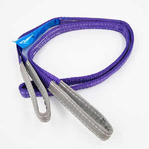 25mmポリエステルフラット織りウェビングスリングベルト1トンリギングストラップアイ & アイクレーン用 - Product Image 2