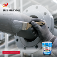 Peinture époxy polyuréthane transparente haute brillance Yuhong, excellente résistance à l'eau, à l'huile et à la corrosion, revêtement pour équipements chimiques