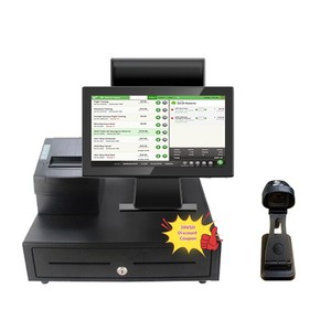Máquina de caixa registradora POS 15.6 Polegada POS Hardware Windows Android POS Terminal Ponto de Venda Sistema POS Máquina Tela Sensível Ao Toque - Product Image 1