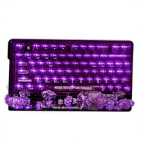 Clavier mécanique filaire K75 à montage sur joint avec rétroéclairage RVB, design personnalisable et futuriste pour le jeu, le bureau et la maison
