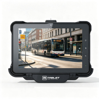 Tableta Android Resistente para Vehículos de 10 Pulgadas y 1200 Nits con Batería de 8000 mAh, ISO-7637-II, 4G, GPS y BT para Autobús Urbano
