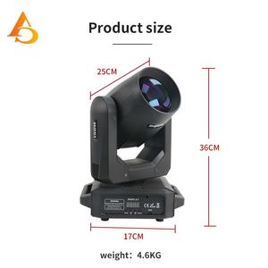 Luz LED Profesional de 150w, Cabezal Móvil RGBW 4en1, Luz LED para Escenario - Product Image 5