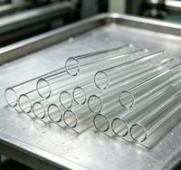 Machine de découpe automatique de verre CNC, coupeur de tubes en verre borosilicate, bras robotique en option pour le traitement des tuyaux en verre