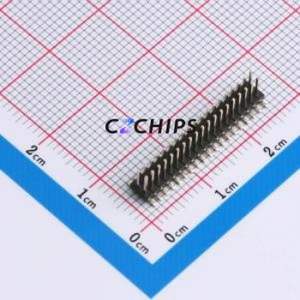 BX-PZ1.27-2-19PWZ Pin Header SMD,P=1.27mm Connector ( Pin Structure: 2x19P )( Pitch: 1.27mm )( Row Spacing: 1.27mm ) - Product Image 1