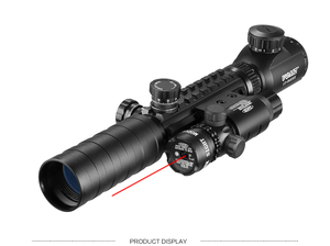 Mira Telescópica Luger Tactical 3-9X32EG 2025 con Retícula Iluminada Roja y Verde, Telémetro y 4 Retículas Reflex Rojas y Verdes - Product Image 3