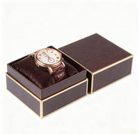 Caja de Reloj de Cartón y Papel de Lujo, Moderna y Reutilizable con Logotipo Personalizado, Embalaje con Inserto Personalizado para Regalo