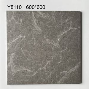 600X600 Stock Villa Semen Lihat Abu-abu Matte Porcelanato Tile Matte Finish Permukaan Non Slip Porselen Lantai Kamar Mandi Ubin - Product Image 3