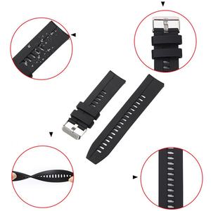 <span class=keywords><strong>Bracelet</strong></span> en Silicone pour Huawei Watch 3 GT 2/2e/pro pour Samsung Galaxy Active 2 <span class=keywords><strong>Gear</strong></span> <span class=keywords><strong>S2</strong></span> S3 20mm 22mm <span class=keywords><strong>Bracelet</strong></span> en Caoutchouc <span class=keywords><strong>Bracelet</strong></span> - Product Image 4
