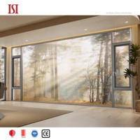 Fenêtre à battant extérieure en alliage d'aluminium moderne de marque supérieure Cadre d'isolation multiple Drainage intégré pour les villas à usage extérieur
