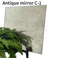Verre antique affligé de miroir vieilli pour des applications architecturales décoratives avec le modèle nuageux