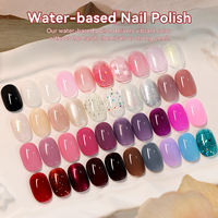 Vernis à ongles pelable à base d'eau, non toxique, séchage rapide, avec logo personnalisé et couleur naturelle