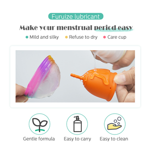 Bicchiere di facile utilizzo <span class=keywords><strong>lubrificante</strong></span> 120ml ingredienti naturali a base d'acqua <span class=keywords><strong>lubrificante</strong></span> coppetta mestruale con applicatore - Product Image 5