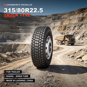 ยางรถบรรทุกเรเดียลใหม่ 315/80R22.5 11R22.5 รับประกัน 3 ปี คุณภาพส่งออก ผลิตระดับนานาชาติ - Product Image 1