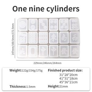 2024 Promotion Epoxy Silicone Mold DIY <b>Resin</b> Pendant Blank Silicone <b>Mould</b> for Business - Product Image 3
