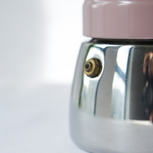 Classico personalizzato in acciaio inox Moka Espresso Espresso portabilità coperchio ispirato Moka Creme Caliza per uso aziendale - Product Image 5