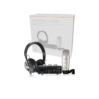 Behringer U-Phoria Studio Essentials-Ensemble d'enregistrement-Interface audio USB, microphone à condensateur et casque de studio