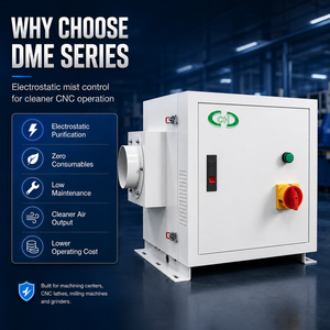 Vente en gros usine Nouveau collecteur de brume électrostatique Élément filtrant d'air industriel personnalisé en acier inoxydable Efficacité 98,5% pour CNC - Product Image 2