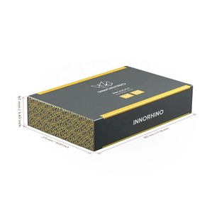 Caja de correo de cartón corrugado ecológica portátil plegable con logotipo personalizado para embalaje de cosméticos bandeja de inserción de envío resistente - Product Image 3