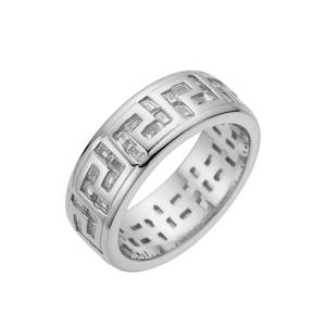 Bague en or uni, design simple, haute qualité, pour homme, bague signet en argent, or, rose, pour incrustation de zircon - Product Image 2