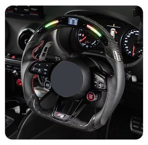 Volant complet en fibre de carbone nouveau pour <span class=keywords><strong>Audi</strong></span> TT R8 A3 A4 B9 A5 RS3 <span class=keywords><strong>RS4</strong></span> RS5 S3 S4 S5 A6 A7 A8 Q3 Q5 Q7 Q8 RS6 Upgrade Sports - Product Image 3