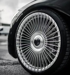 Jantes de voiture chromées polies forgées adaptées à <span class=keywords><strong>Mercedes</strong></span> Benz S Couple S63 <span class=keywords><strong>Amg</strong></span> BMW Rolls-Royce Cullinan Ghost Phantom Roues de luxe - Product Image 1