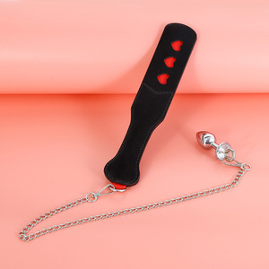 <span class=keywords><strong>AliExpress</strong></span> Meilleures ventes : Jouet sexuel pour adultes, alternative SM, plug anal double couche en forme de cœur, pour jeu de fouet et de fessée - Product Image 1