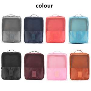 Sac de rangement pour chaussures à cordon de serrage, faible MOQ, visible, imperméable, pour voyage, anti-poussière, pochette à chaussures 3 positions - Product Image 3