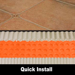 Tapis <span class=keywords><strong>de</strong></span> découplage à membrane <span class=keywords><strong>de</strong></span> découplage étanche Schluter <span class=keywords><strong>de</strong></span> 1/8 "d'épaisseur - Product Image 4