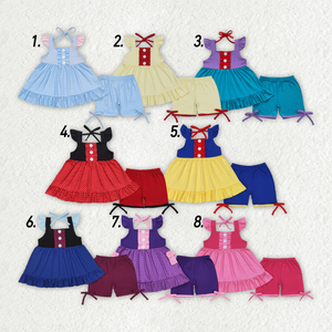 Boutique Summer Baby <b>Clothes</b> Toddler Girls Sets Casual Floral Striped Print Shorts <b>Clothes</b> Children Outfits - Product Image 6