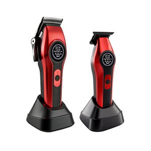 Tondeuse à cheveux professionnelle sans fil pour salon, kit de toilettage pour hommes, lames en acier inoxydable, batterie Li-ion - Utilisation domestique, barbe - Product Image 1