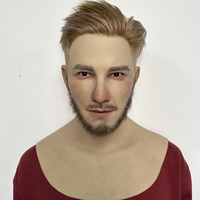 Özel Yüksek Kaliteli Sürpriz Maske Gerçekçi Cadılar Bayramı Silikon İnsan Maskesi El Yapımı Yüz Maskesi Crossdresser