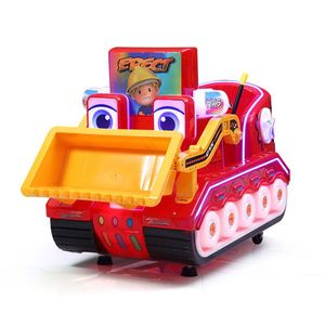 Factory Direct Sales Coin Operated Games Machine Engineering Excavator Bulldozer Kiddie Ride on Car - Product Image 3