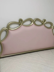 Легкая Роскошная современная простая кровать размера «Queen-size» с твердым деревянным изголовьем, мягкий каркас для кровати с хранилищем для главной спальни для квартиры - Product Image 5