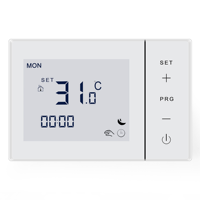 Thermostat d'ambiance numérique programmable hebdomadaire avec Wi-Fi pour chauffage infrarouge