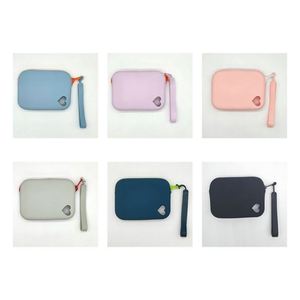 Silicone Zipper Coin Purse-Eco-Friendly Durable Fashionable Portable <b>Wrist</b> <b>Strap</b> Unisex Mini Size Daily Use Promotional Gift - Product Image 6