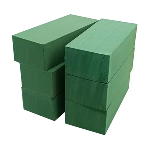 โฟมดอกไม้สีเขียวแบบเปียก - สำหรับ<span class=keywords><strong>งาน</strong></span>ประดิษฐ์สร้างสรรค์และของตกแต่งบ้าน สำหรับจัดแ<span class=keywords><strong>สด</strong></span>งดอกไม้ธรรมชาติและ<span class=keywords><strong>ดอกไม้</strong></span>ประดิษฐ์พร้อมดอกตูม - Product Image 1
