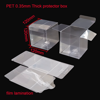 Boîte à gâteau en plastique jetable transparente en PET sans acide résistante aux rayures