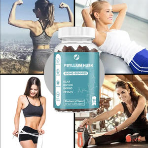 Suplemento de fibra herbal 500mg Extracto de cáscara de <span class=keywords><strong>psyllium</strong></span> Gummies orgánicos a granel de cáscara de <span class=keywords><strong>psyllium</strong></span> - Product Image 3