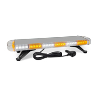 Barre lumineuse LED TIR mini slim de 30 pouces, ambre, bleu, rouge, vert, blanc froid, lampe d'avertissement pour la modification