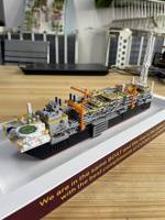 Maquette de navire de travail offshore sur mesure pour exposition commerciale