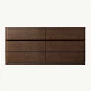 LIGNE 6 cassetti in legno massello comò stile americano armadio di stoccaggio personalizzato per ingresso camera da letto per il trucco vanità soggiorno - Product Image 5