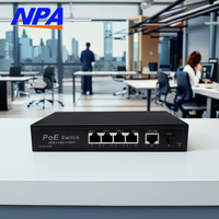 Commutateur PoE Gigabit non géré 6 ports avec 4 ports Uplink et 2 ports SFP, vente en gros d'usine A30114MN