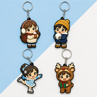 Vente Flash : Porte-clés Personnalisés en PVC 3D, Motif Dessin Animé, Caoutchouc Souple Gaufré – Idéal pour la Promotion Publicitaire et les Campagnes Distributrices
