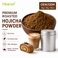 Poudre de thé vert Hojicha torréfié en petites quantités Yibenef, qualité supérieure AAA, paquet en vrac de 1 kg, ODM personnalisé, Hojicha en polvo